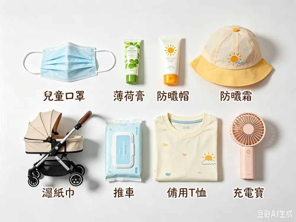 帶娃去靈玲的救命裝備清單