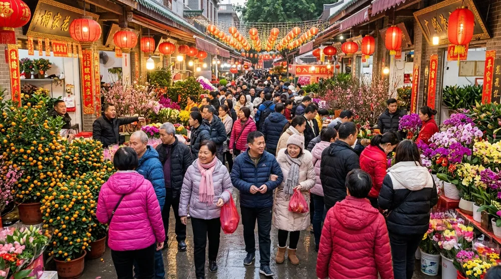 廣州冬季天氣與迎春花市在地人穿搭穿著 廣州冬季天氣與迎春花市在地人穿搭穿著